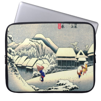 Kanbara Station Tokaido Road 1833 Laptop Sleeve