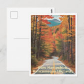 Kancamagus Highway in de herfst seizoen Grafische Briefkaart (Voorkant / Achterkant)