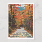 Kancamagus Highway in de herfst seizoen Grafische Briefkaart (Voorkant)