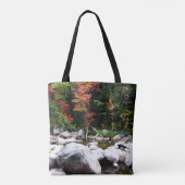 Kancamagus Highway in het najaar Tote Bag (Achterkant)