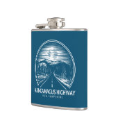 Kancamagus Highway naar New Hampshire Forest Heupfles (Links)