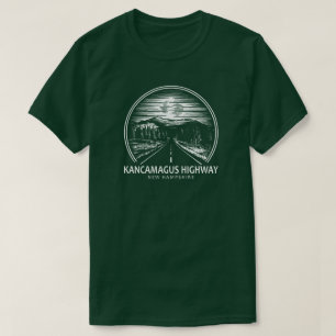 Kancamagus Highway naar New Hampshire Forest T-shirt