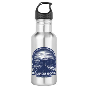 Kancamagus Highway naar New Hampshire Forest Waterfles