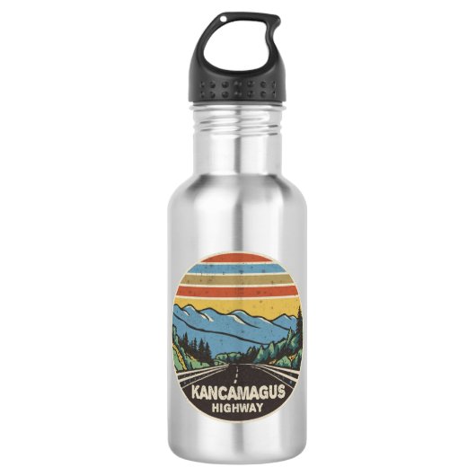 Kancamagus Highway naar New Hampshire Mountains Waterfles (Voorkant)