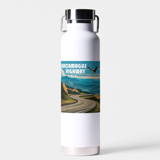 Kancamagus Highway New Hampshire Adelaar Waterfles (Voorkant)
