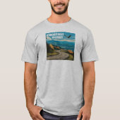 Kancamagus Highway New Hampshire Eagle T-shirt (Voorkant)