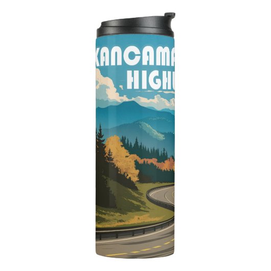 Kancamagus Highway New Hampshire Eagle Thermosbeker (Gedraaid links)