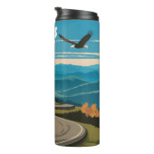 Kancamagus Highway New Hampshire Eagle Thermosbeker (Geroteerd rechts)