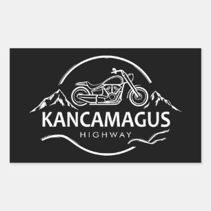 Kancamagus Highway New Hampshire Motorcycle Rechthoekige Sticker