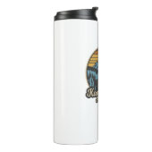 Kancamagus Highway New Hampshire Retro Thermosbeker (Gedraaid links)