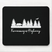 Kancamagus Highway New Hampshire Rustic Bear Wildl Muismat (Voorkant)