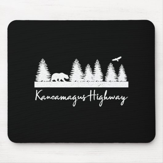 Kancamagus Highway New Hampshire Rustic Bear Wildl Muismat (Voorkant)