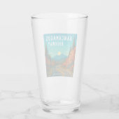 Kancamagus Highway New Hampshire zonsondergang Glas (Achterkant)