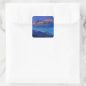 “Kanchenjunga” van Nicholas Roerick Vierkante Sticker (Tas)