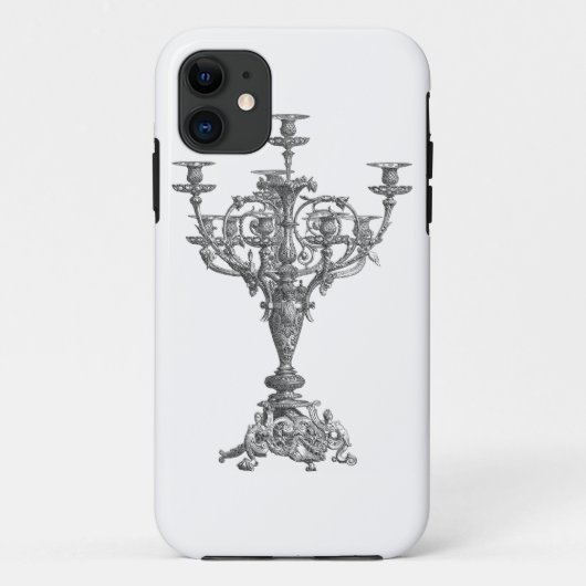 kandelaar lijnkunst Case-Mate iPhone case (Achterkant)