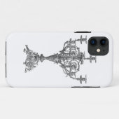 kandelaar lijnkunst Case-Mate iPhone case (Achterkant (horizontaal))