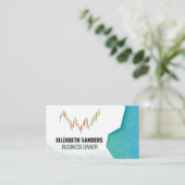 kandelaars | Geometrische patronen Visitekaartje (Staand voorkant)