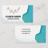 kandelaars | Geometrische patronen Visitekaartje (Voorkant / Achterkant)