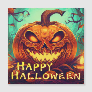 Kandelaars van de Getande Pompoen Gloeien Hallowee
