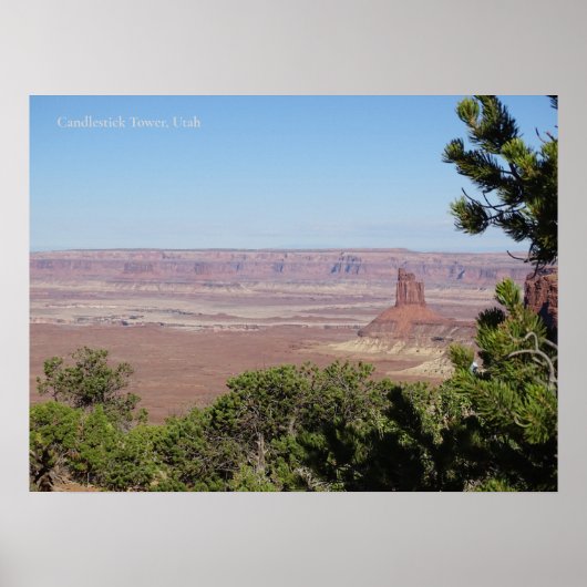 Kandelaarstoren in het Canyonlands National Park Poster (Voorkant)
