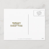 Kandelen kaarslicht voor prettige kerstverlichting feestdagenkaart (Achterkant)