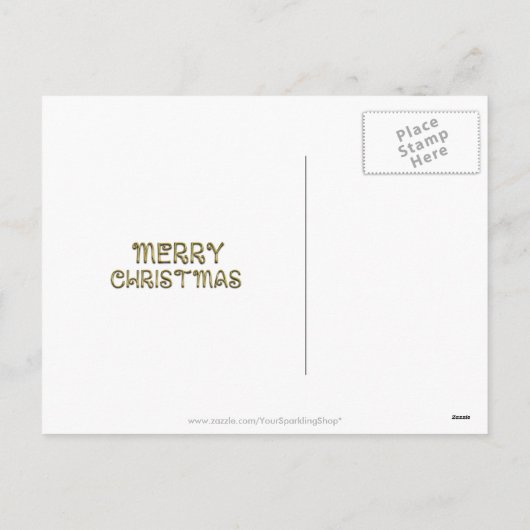 Kandelen kaarslicht voor prettige kerstverlichting feestdagenkaart (Achterkant)