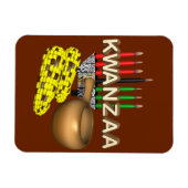 Kandels van Kwanzaa - Magneet (Horizontaal)