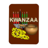 Kandels van Kwanzaa - Magneet (Verticaal)