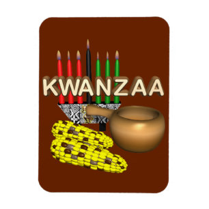 Kandels van Kwanzaa - Magneet