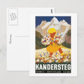 Kandersteg Briefkaart (Voorkant / Achterkant)