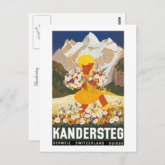 Kandersteg Briefkaart (Voorkant / Achterkant)