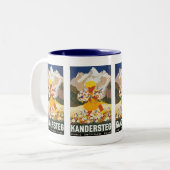 Kandersteg Tweekleurige Koffiemok (Voorkant links)