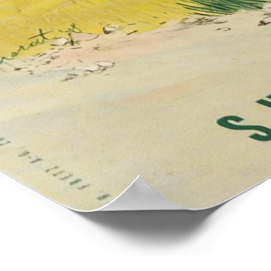 Kandersteg, Zwitserland, reisposter Poster (Hoek)