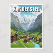 Kandersteg Zwitserland Reizen Briefkaart (Voorkant)