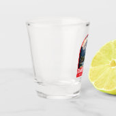 Kandersteg Zwitserland Travel Art Embleem Shot Glas (Links)