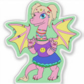 Kandi Dragon Sticker (Voorkant)