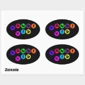 Kandi-Kind Ovale Sticker (Vel)