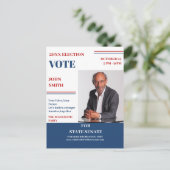 Kandidaat Introductie Politieke campagne Briefkaart (Staand voorkant)