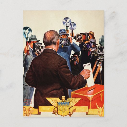 Kandidaat stemrecht briefkaart (Voorkant)