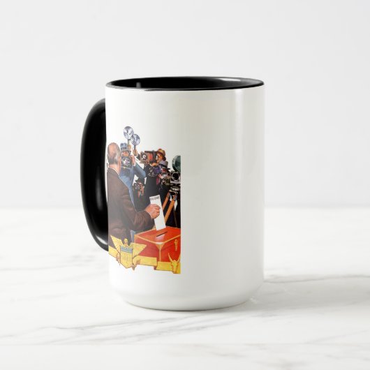 Kandidaat stemrecht mok (Voorkant links)