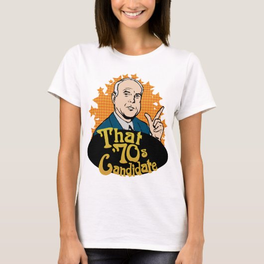 Kandidaat-T-Shirt van 70 T-shirt (Voorkant)