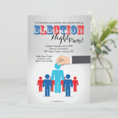 Kandidaat-verkiezingspartij Kaart (Staand voorkant)