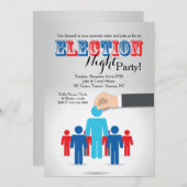 Kandidaat-verkiezingspartij Kaart (Voorkant / Achterkant)