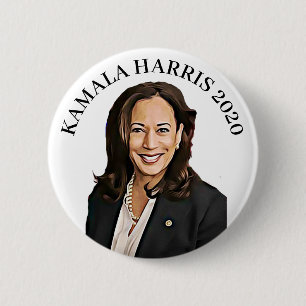 Kandidaat voor de presidentsverkiezingen Kamala Ha Ronde Button 5,7 Cm