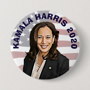 Kandidaat voor de presidentsverkiezingen Kamala Ha Ronde Button 7,6 Cm