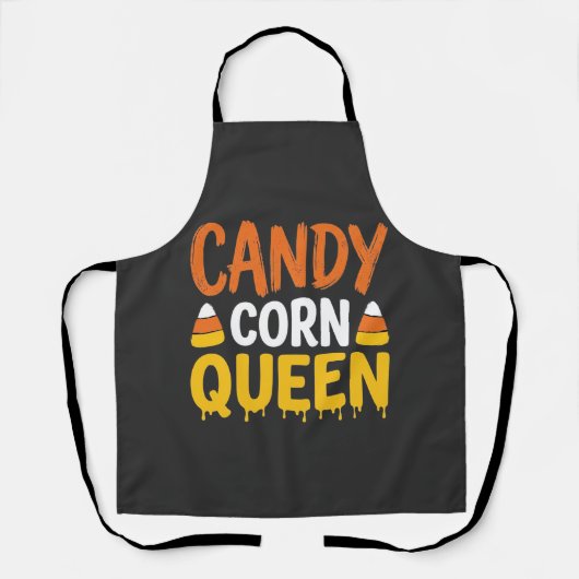 Kandij Koningin Halloween Grafisch_1 Schort (Voorkant)
