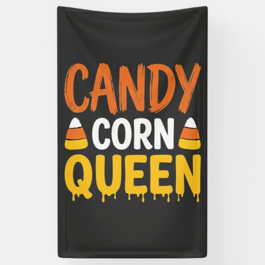Kandij Koningin Halloween Grafisch_1 Spandoek (Verticaal)