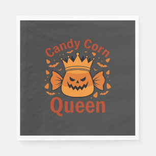 Kandij Koningin Halloween Kroon Vleermuizen_1 Servet