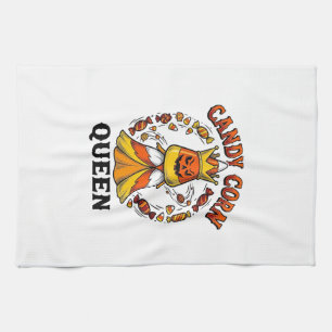 Kandij Mais Koningin Vintage Halloween Snoep Shirt Theedoek