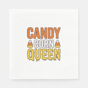 Kandij Mais Koningin Vintage Halloween T-Shirt Ont Servet